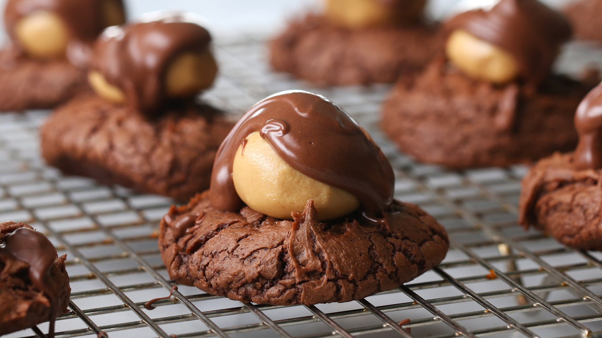 Love These Peanut Butter Brownie Cookies - Afternoon Baking With Grandma