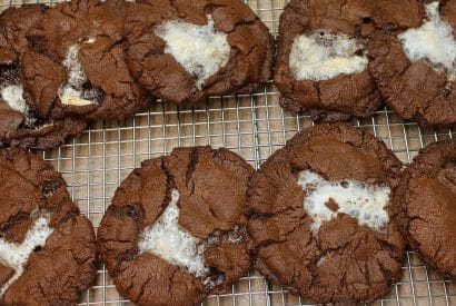 Thumbnail for Yummy Hot Chocolate Marshmallow Cookies