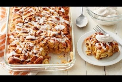 Thumbnail for Yummy Pumpkin-Cinnamon Roll Bake