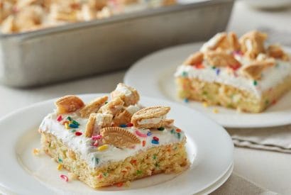 Thumbnail for Fast And Easy Rainbow Chip Dump Cake