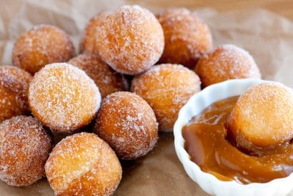 Thumbnail for Who Else Want To Make These Amazing Salted Caramel Doughnut Holes?