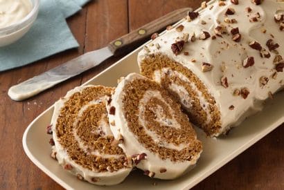 Thumbnail for Guaranteed No Stress Spiced Pumpkin Praline Roll