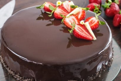 Thumbnail for Guaranteed Strawberry Chocolate Mirror Cake Bliss