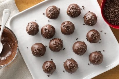 Thumbnail for Who Else Wants Double Chocolate Nutella Cookie Truffles