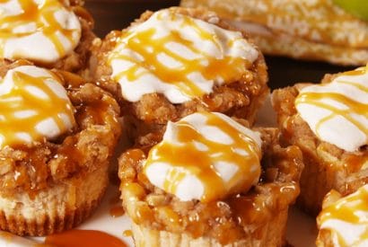 Thumbnail for Step-by-Step Guide To Make These Delicious Apple Crisp Cheesecake Bites