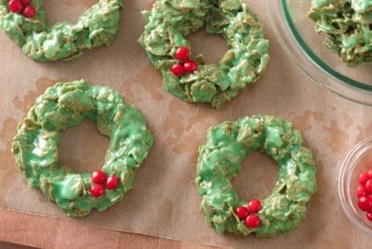 Thumbnail for An Incredibly Easy Cookie Recipe For These No Bake Christmas Wreath Cookies That I know You Will Love