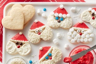 Thumbnail for A Touch Of Christmas Cookie Magic With These Santa Heart-Shaped Cookies