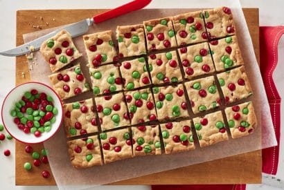 Thumbnail for Add A Touch Of Magic To Christmas With These Sugar Cookie M&M Bars