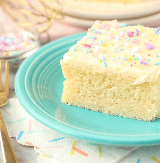 Moist Vanilla Cake Recipe