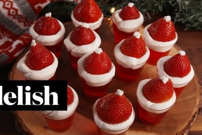 Thumbnail for How To Make  These Most Delicious Santa Hat Jell-O Shots