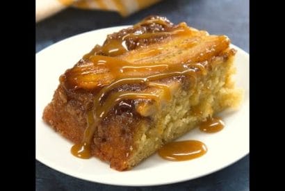 Thumbnail for Yummy Bananas Foster Upside-Down Cake