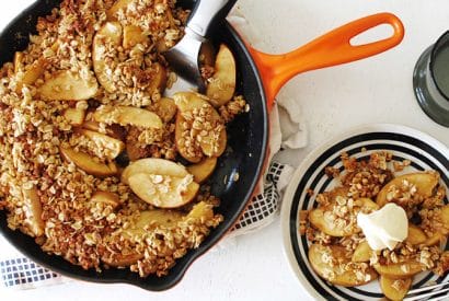 Thumbnail for Breaking News! A Winter Wonderful Dessert Is This Bourbon Apple Crisp