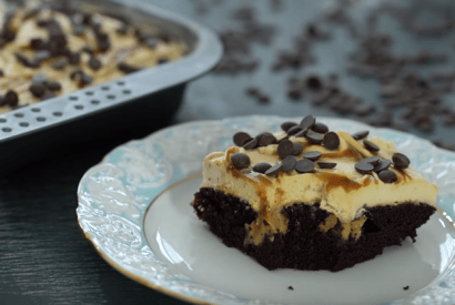 Thumbnail for The Ultimate Chocolate Caramel Poke Cake