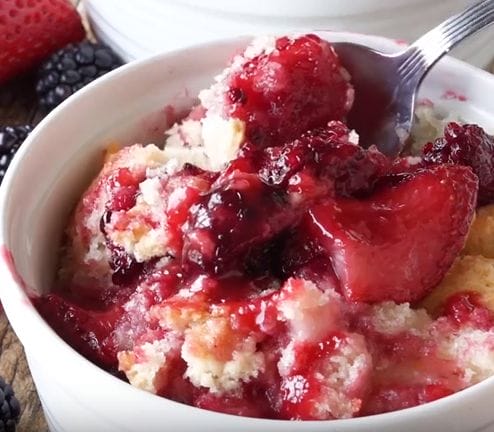 fruit cobbler