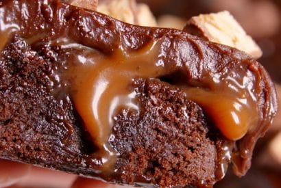 Thumbnail for So Yummy Snickers Poke Brownie Recipe