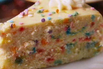 Thumbnail for Love Every Minute Of  Making This Yummy Funfetti Cheesecake