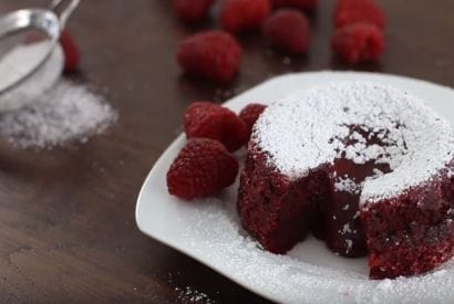 Thumbnail for A Delicious Is This Red Velvet Lava Cake