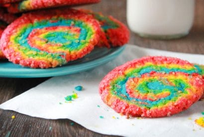 Thumbnail for Pretty Rainbow Swirl Sugar Cookies