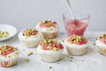 Thumbnail for Yummy Rhubarb And Pistachio Cupcakes