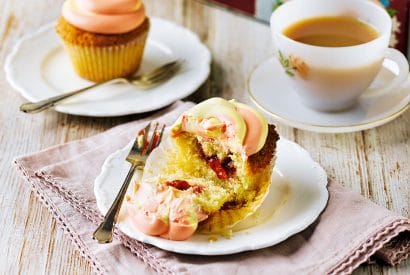 Thumbnail for Experience The Joy Of These Strawberry And Vanilla Cupcakes