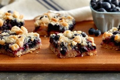 Thumbnail for Amazingly Good Blueberry Crumble Bars