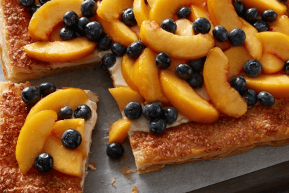 Thumbnail for Take The Stress Out Of That Prefect Summer Dessert With This Fresh Peach And Blueberry Tart