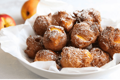 Thumbnail for Peach-Cinnamon Fritters Recipe For Quick & Easy Desserts For The Weekend