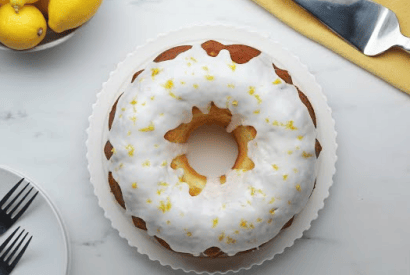 Thumbnail for This Beautiful Lemon Bundt Cake Recipe Is Perfect For The Holidays Coming Up