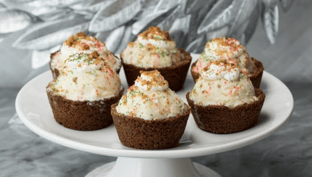 Gingerbread Ice Cream Pies