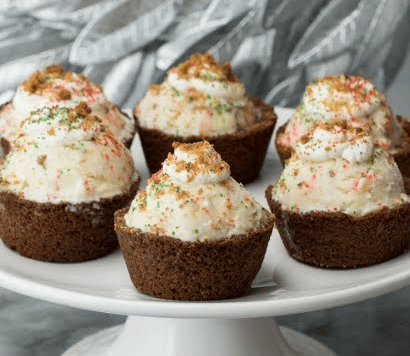 Gingerbread Ice Cream Pies