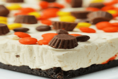 Thumbnail for You’ll Love These No-Bake Chocolate Peanut Butter Cheesecake Bars Recipe