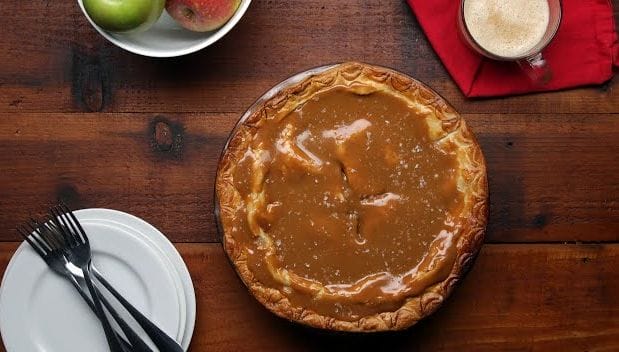 Salted Caramel Apple Pie