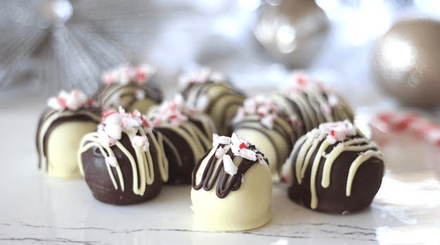 Peppermint Chocolate Truffles
