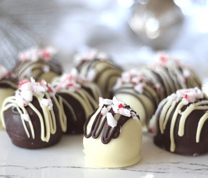 Peppermint Chocolate Truffles