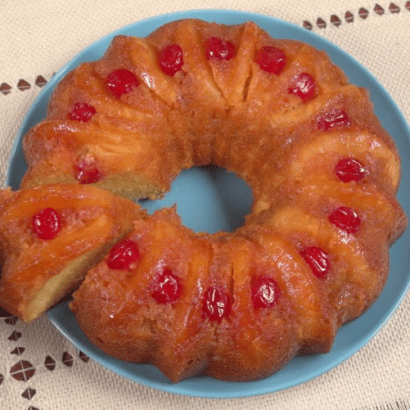 Pineapple Upside Down Bundt Cake