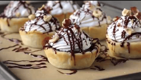 5-ingredient Mini Chocolate Hazelnut Pies