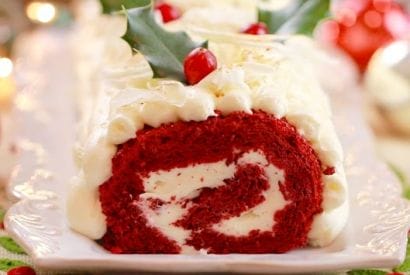 Thumbnail for What A Lovely Gluten Free Red Velvet Roulade Cake Recipe To Try