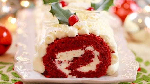 What A Lovely Gluten Free Red Velvet Roulade Cake To Try