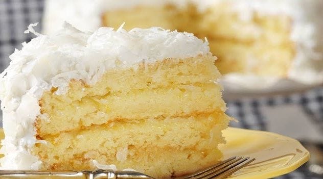 Super Moist & Delicious Coconut Cake Recipe