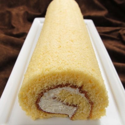Vanilla Cake Roll with Mascarpone Cream Recipe