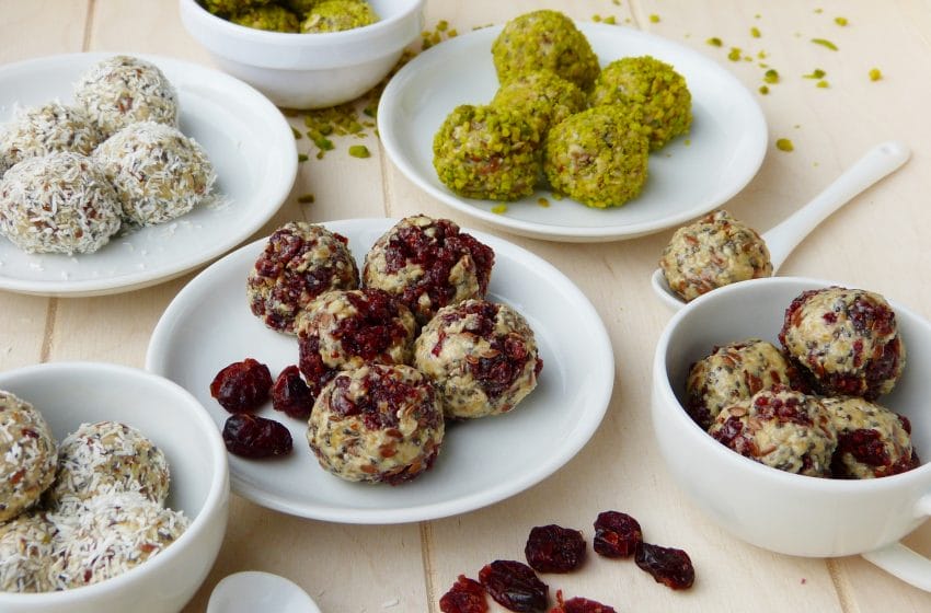 Cranberry Almond Energy Bites