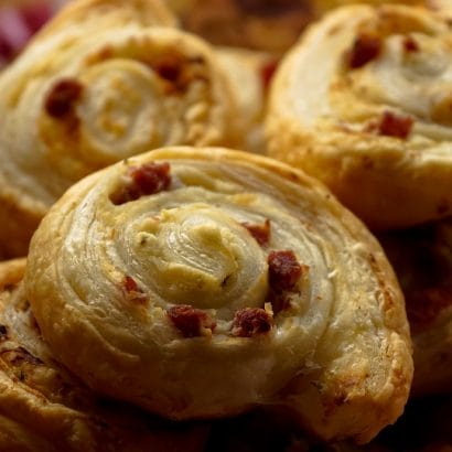 Bacon Puff Pinwheel Recipe