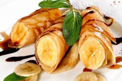 Thumbnail for Choco Banana Rolled Crepes Recipe