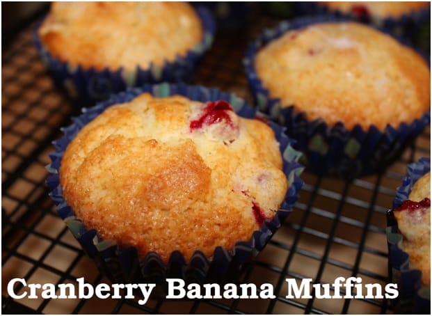 Enjoy This Cranberry Banana Muffins Recipe