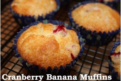 Thumbnail for Enjoy This Cranberry Banana Muffins Recipe