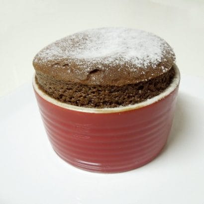 Low-Carb Chocolate Soufflé Recipe
