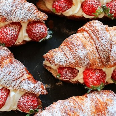 Strawberries and Cream Croissant Recipe