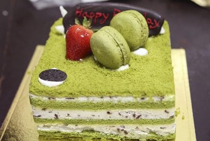 Thumbnail for Green Matcha Cake Recipe