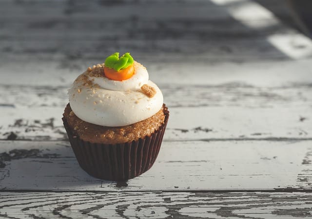 Healthy Carrot Cake Cupcakes Recipe
