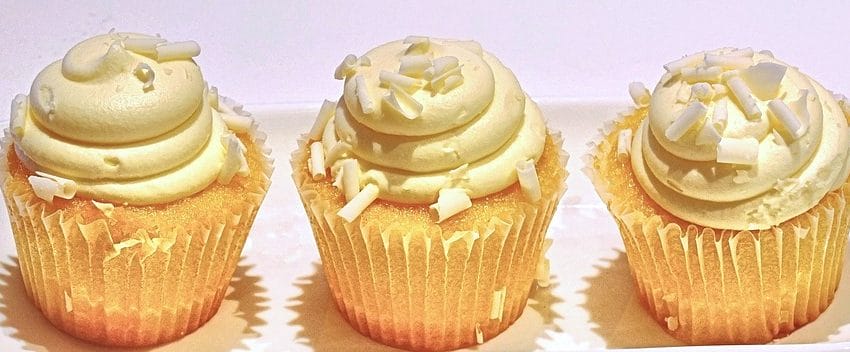 Lemon and White Chocolate Cupcakes Recipe